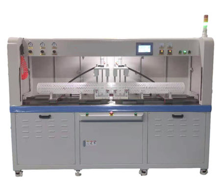 Pleated ফিল্টার উপাদান এক্সটেনশন মেশিন ডবল স্টেশন বড় প্রবাহ