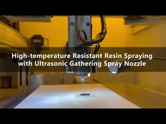 ৫০০ ডিগ্রি সেলসিয়াস উচ্চ তাপমাত্রার পেরোভস্কিট উপাদান স্বয়ংক্রিয় অতিস্বনক স্প্রে মেশিন